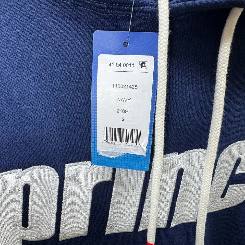 Mens Navy Prince‎ Pickleball Hoodie Sweatshirt Pullover Size Small